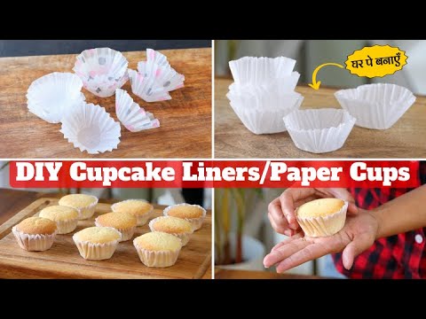 DIY - How To Make Easy Cupcake Liners /Mould At Home 