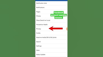 Facebook account warning remove solve #shortvideo #solve