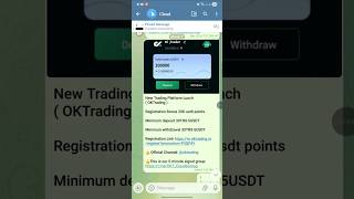New Trading Platform Lunch          ( #OKTrading ) #binance #usdt #trx