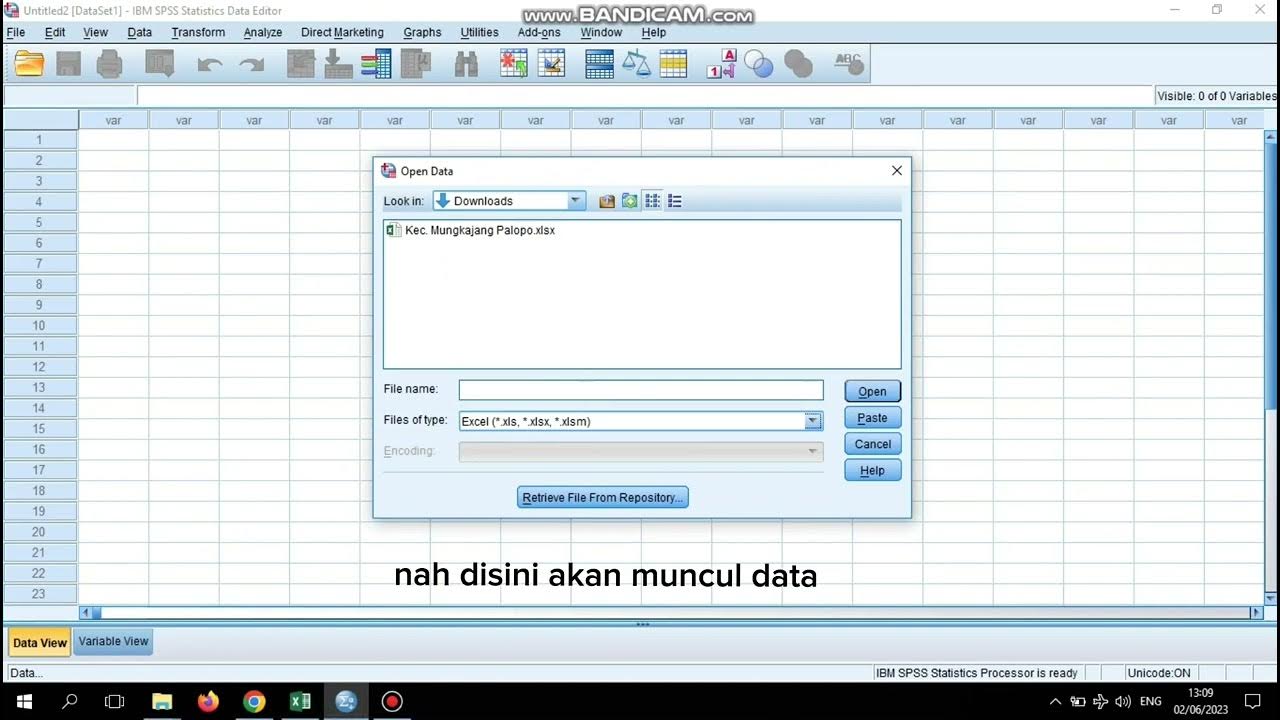 proses input data menggunakan program spss - YouTube