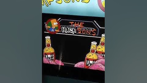 The Hacksons! An Ultimate Arcade1up DIG Theme for the Simpsons Cab #classicarcade  #arcade1up
