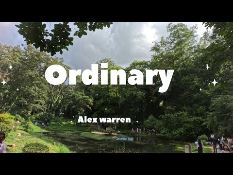 Alex warren- ordinary lyrical video