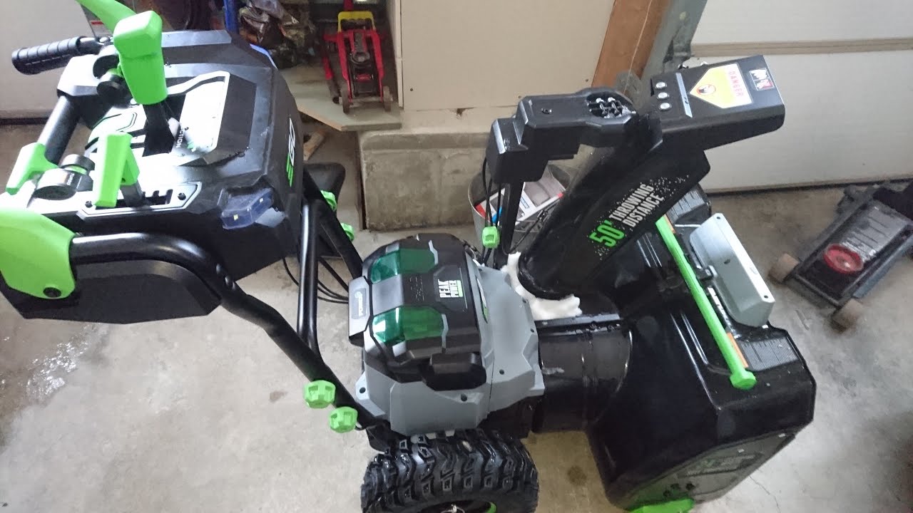 Ego 2 Stage snow blower Review YouTube