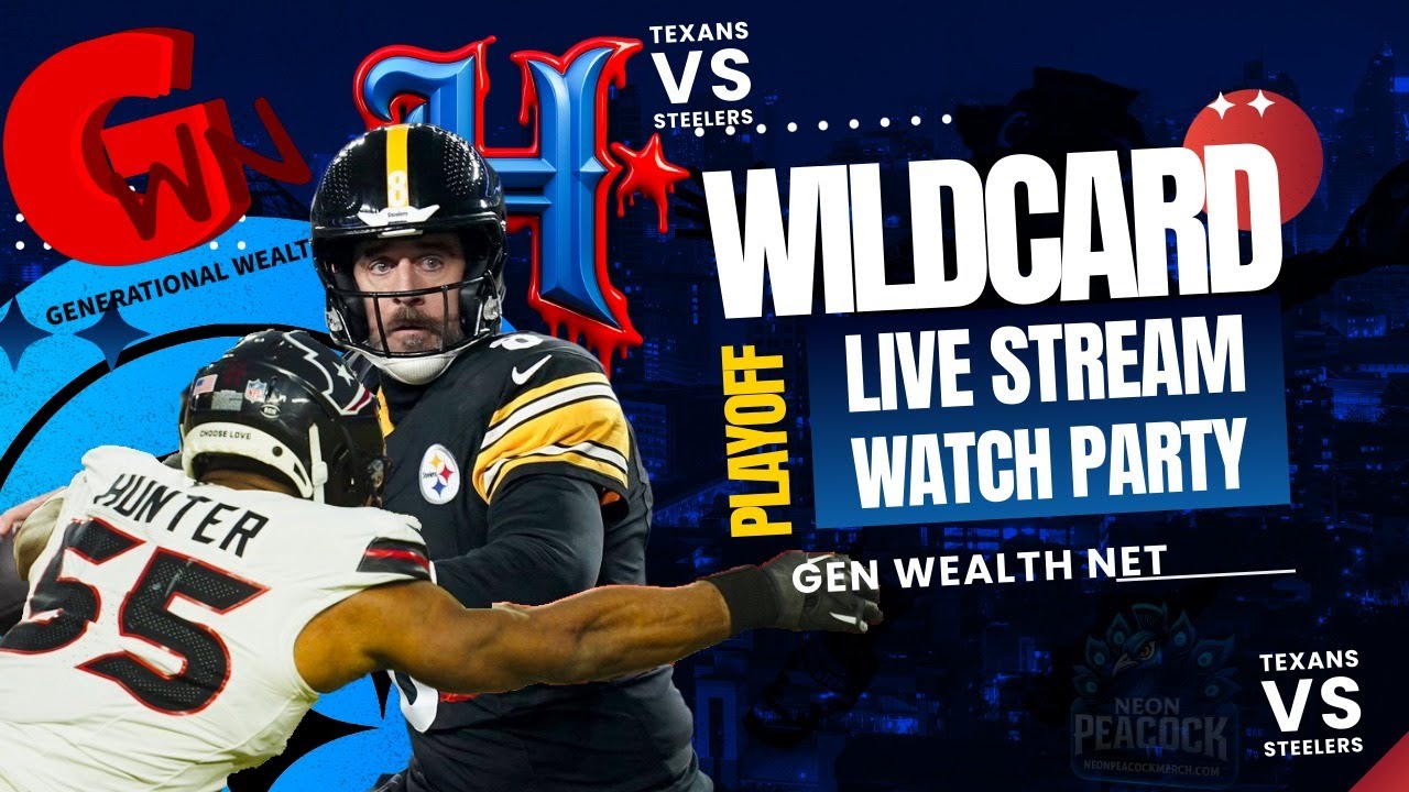 Wildcard Weekend LIVE: Texans vs Steelers | Real Fantasy Playmakers Watch Party