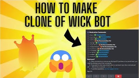 How to Make Security Bot Like Wick Without Coding