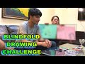 Blindfold drawing challenge interesting  leena shersia