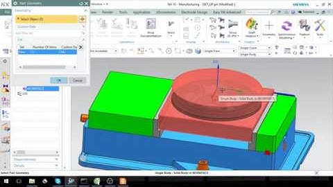 NX CAM - NX Manufacturing Training tutorial