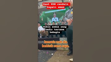 KDM candain bupati Eman bikin semua tertawa #kangdedymulyadi #gubernurjawabarat #kdm