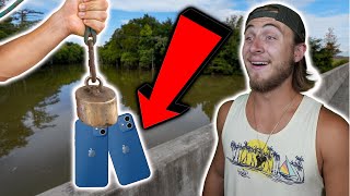 We Found Luxury Items While Magnet Fishing (iPhone, Weapons And More)
