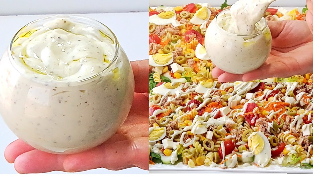 ضرب شلايض ونوض نايض🤗 أروع صوص بدون بيض ولا مايونيز ب3مكوينات لجميع سلطات