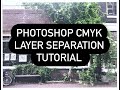 Photoshop For Screen Printing - CMYK Layer Separation Tutorial