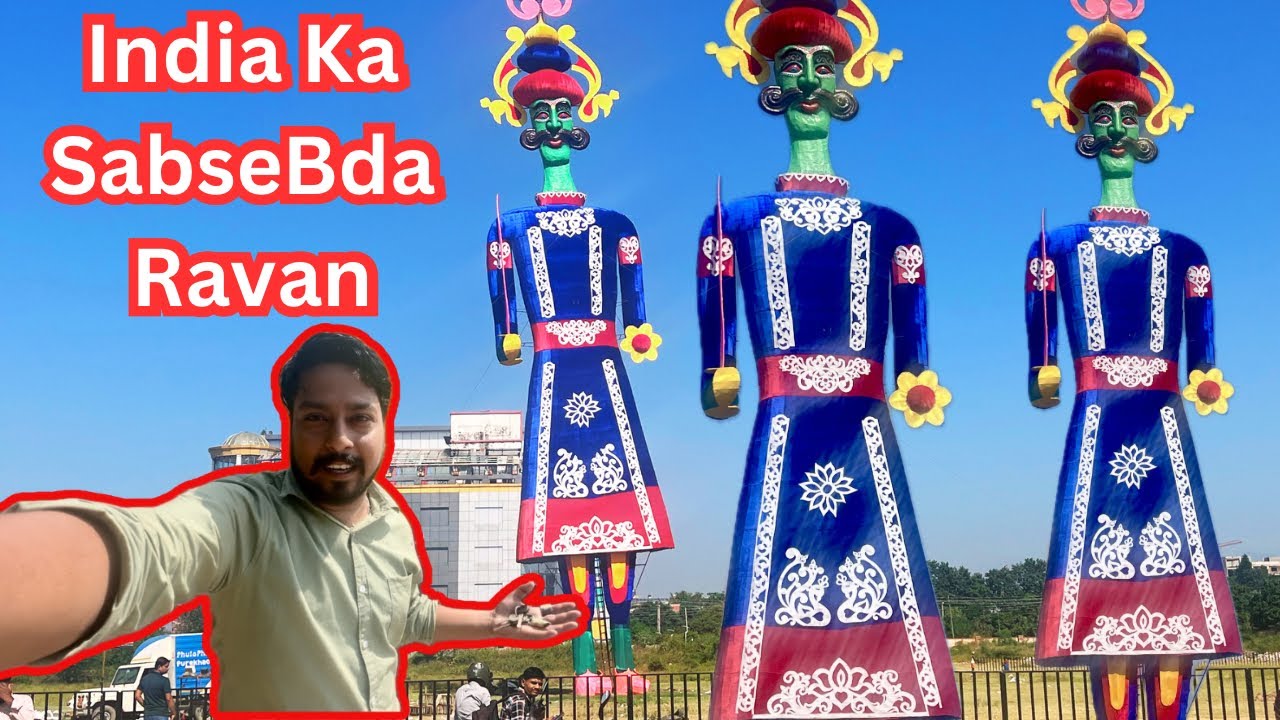India”s Largest Ravan 😱 | India biggest ravan | Dussehra Special ...