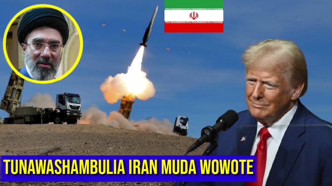 TRUMP ATANGAZA HALI YA HATARI NCHINI IRAN MUDA WOWOTE - YouTube