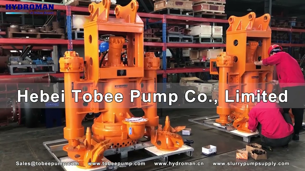 Tobee®  Excavator dredge pump for dredging agricultural slurries