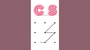 C S pattern lock how to make mobile pattern lock #viral#shorts#CS #pattern #lock