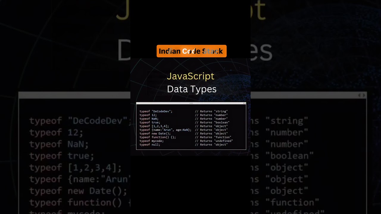 JavaScript Data Types for Beginners