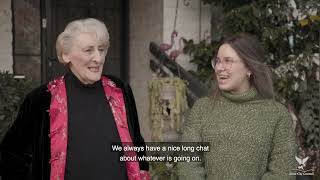 Intergenerational connections in Knox – Rosemarie and Brooklyn