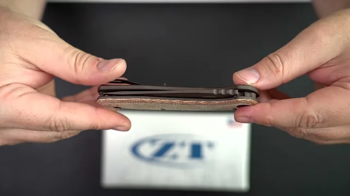 Zero Tolerance 0512 Automatic Knife Tan Micarta/Bronze Titanium (3.5" Bronze) ZT