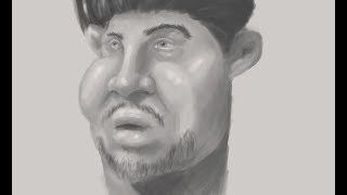 Speed painting Brendan Schaub - teaser for Im Not Surprised: A Brendan Schaub Documentary