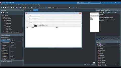 TFDMemTable (FireDAC Component)