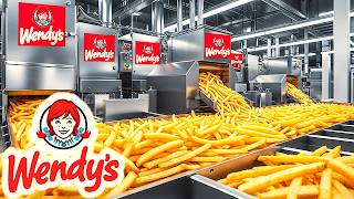 How WENDY’S FRENCH FRIES are Made in Factory 🍟🍟