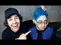 DYING HIS HAIR BECAUSE HE LOST A BET!! (SURPRISE)