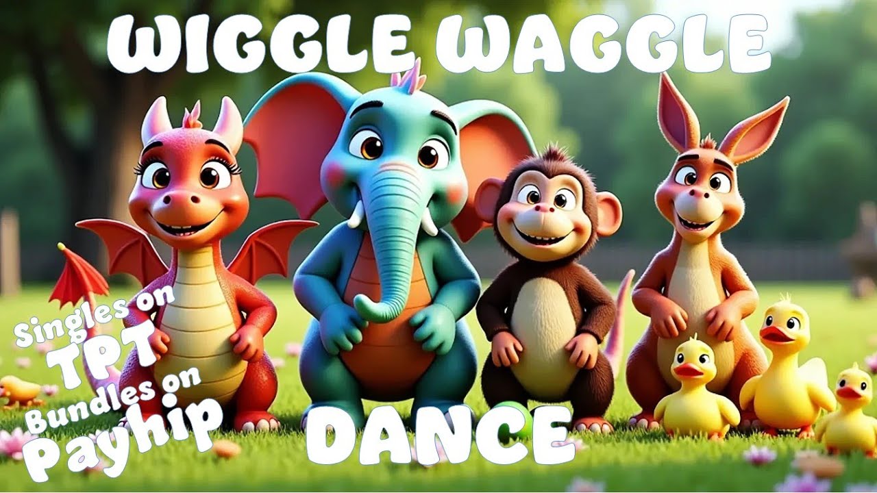 WIGGLE WAGGLE DANCE NURSERY RHYME - Whole-Day Cross-Curricular Learning Adventure!