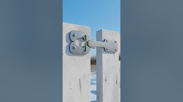 Automatic Sliding Door Latch 🔐 Design Idea 💡#shorts