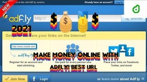 Make Money💰 Online With AdFly! - Best URl Shortener to Earn Money 2021🆕