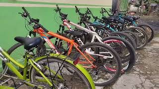 Parkir Sepeda Siswa MTsN 3 HSS Rabu Pagi