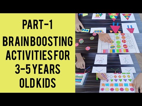 Brain Boosting Activities For 3-5 Years Old Kids Part-1 ||