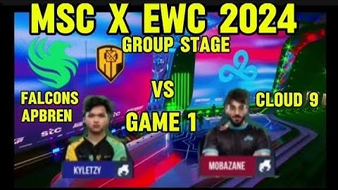 (ENGLISH) MOBAZANE VS KYLETZY | CLOUD 9 VS FALCONS AP BREN GAME 1 | MSC x EWC 2024 GROUP STAGE |MLBB