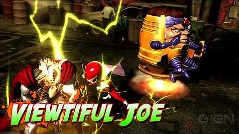 Marvel vs. Capcom 3: Viewtiful Joe Gameplay Montage