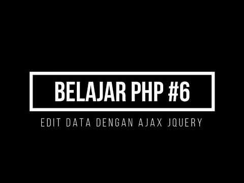 Video: Bisakah kita menulis kode PHP di dalam jQuery?