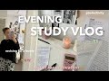 Evening study vlog  productive after school routine studying  alevel diaries ep10