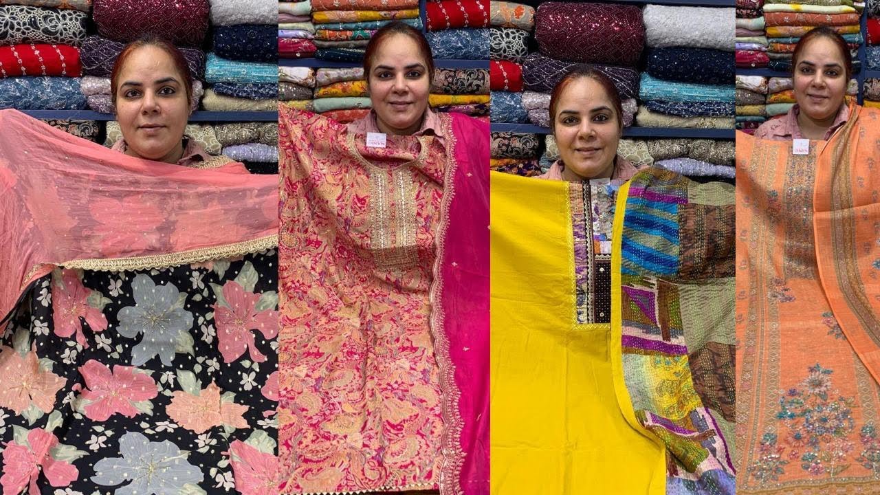 #unstichedsuits#celebritystyle#textilesboutique#wholesalefabrics#weddingcollection#saree#onlineshop