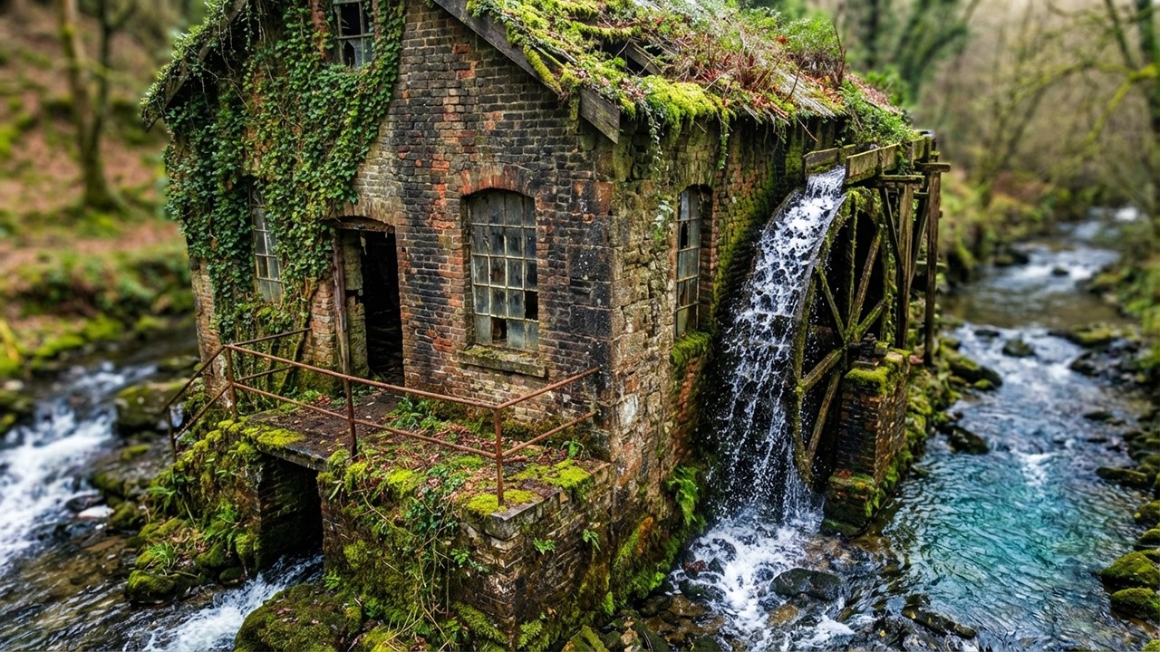 I Turned an Abandoned Watermill into a Luxury House (ASMR)