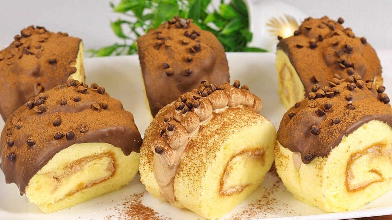 بيسكوي رولي  بطريقة  تقطيع وتزين مختلف و راح يسلكك في حفلات