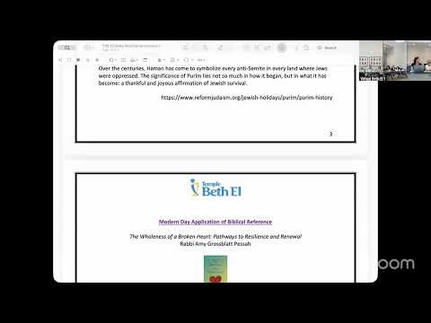 Lunch & Learn: The Wholeness of a Broken Heart: Pathways to Resilience and Renewal with Rabbi Amy Gr