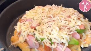 ပေါင်မုန့်ပီဇာ အလွယ်လုပ် Easy way to make Bread Pizza