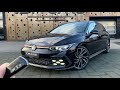 2021 Volkswagen Golf 8 GTI (245 HP) in Deep Black | Sound, Startup and Visual Review | 4K filmed!