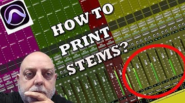 How to Prepare and Print STEMS in Pro Tools