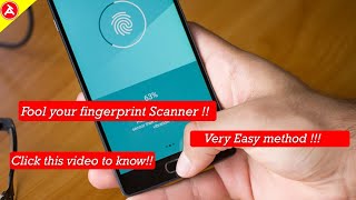 How to bypass your phone's Fingerprint scanner!!! | Easy steps to crack Fingerprint scanner...
