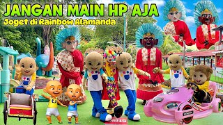 ONDEL-ONDEL DAN BADUT JOGET DI RAINBOW ALAMANDA 💞 LAGU JANGAN MAIN HP AJA 🚫 ONDEL ONDEL BETAWI