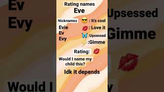 Eve Put Ur Name In Comments