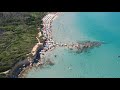 Baia dei Turchi - Otranto - paradise of the sea  aerial vision - TravelVideo -  DJI Spark e300 class