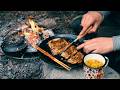 1人だけの贅沢時間。秘密の渓谷で焚き火を味わうソロキャンプ(ASMR)