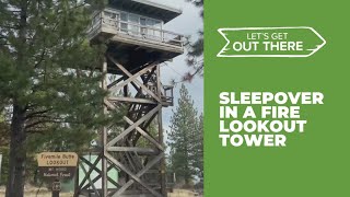 Staying overnight at FiveMile Butte Lookout in Mount Hood National Forest