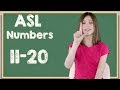 ASL Numbers 11-20 in Sign Language | Learn how to Sign Numbers