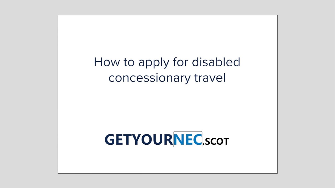 how-to-apply-for-disabled-concessionary-travel-youtube